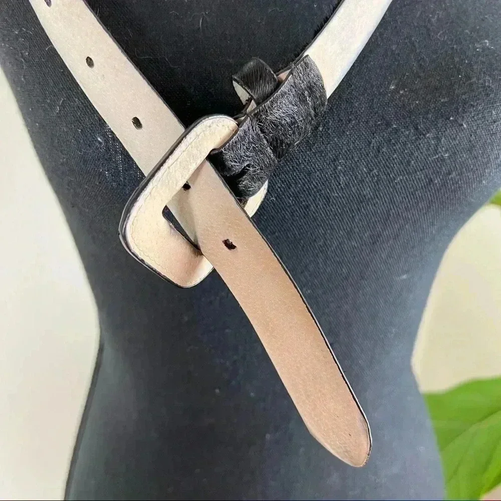 Lake Shore Drive Accessories | Genuine Dark Brown Leather Belt